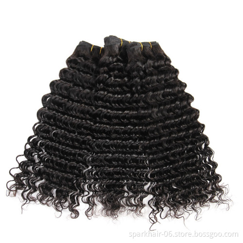 100% raw virgin brazilian human hair wave bundles , remy brazilian human hair bundles , loose Deep curly body wave virgin hair